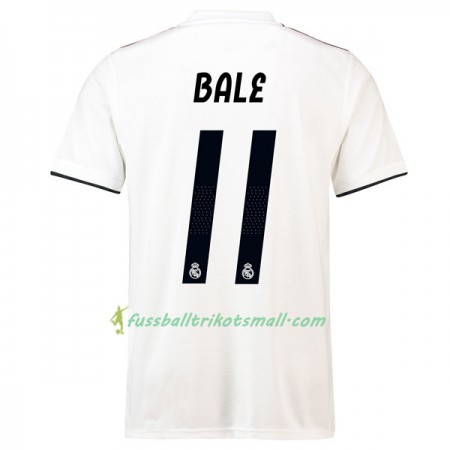 Günstige Fußballtrikots Real Madrid Bale 11 2018-2019 Kurzarm Heimtrikotsatz kaufen